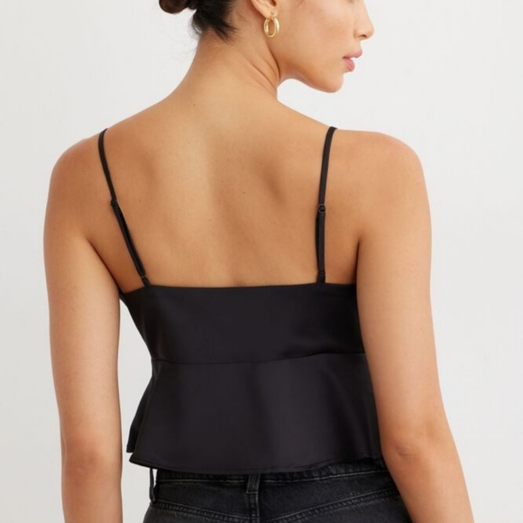 DYNAMITE Satin cami (a gorgeous green) - Picture 3 of 5